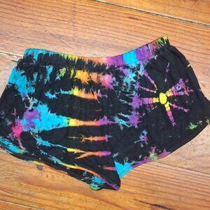 Tye Dye Stetchy "bootie" shorts NEW